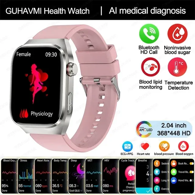 LibiFor%20Xiaomi%20New%20ECG+Micro%20Physical%20Examination%20Health%20Smartwatch%20Blood%20Glucose%20Blood%20Fat%20Monitoring%20Smart%20Watches%20Bluetooth%20Call%20-%20Image%202