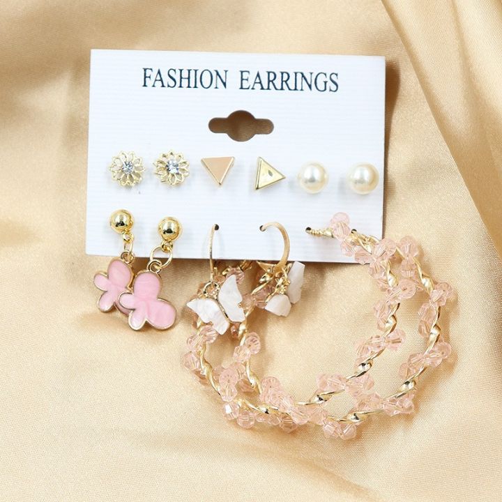 Vintage%20Crystal%20Butterfly%20Earrings%20Set%20Women%20Jewelry%20Ins%20-%20Image%204