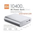 Mi Xiaomi 4000 mAh Power Bank with a Single USB Port and 4 Light Indicators. 