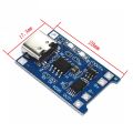 1PCS 5V 1A Micro USB 18650 type-c Lithium Battery Charging Board Charger Module+Protection Dual Functions TP4056 18650. 