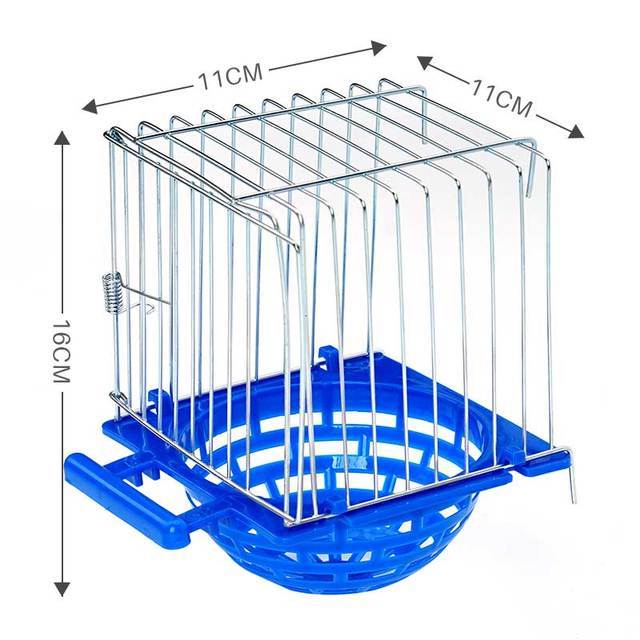 【The Quiet Page】Bird Breeding Hut Nest Hatching Nest Bird Breeding Bed Birds Nesting Basin The Bird's Plastic Pigeon Canary Pan Sturdy Cage