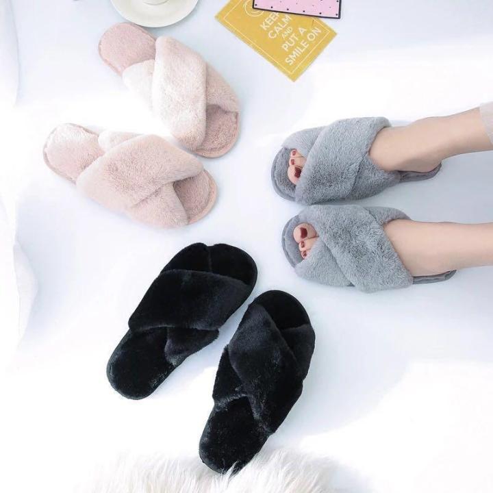 Unisex Winter Home Slippers Shoes Non-Slip Soft Winter Warm House Slippers Indoor Bedroom Lovers Couples Floor Shoes Birthday GIFT