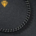 Lightweight Bracelet Stylish Stainless Steel Cuban Chain Bracelet for Men Hip Hop Club Party Wrist Jewelry Solid Color Polished Design Favorite Hollow Out Bracelet. 