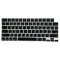 For MacBook Air Ukrainian Cyrillic Alphabet Layout Keyboard Cover Skin Compatible with M4 A3240 M3 A3113 M2 A2681 & 15.3' A3241. 