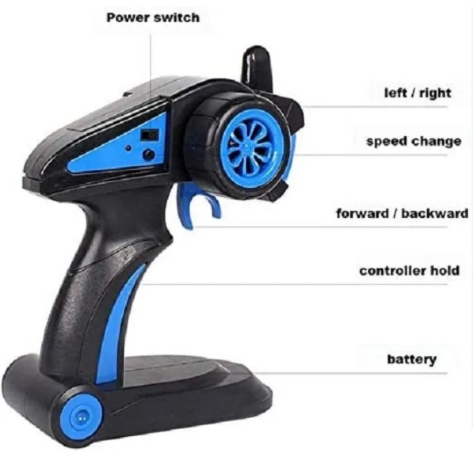 Large Rc Controller 2.4Ghz V8 GT RC Remote Control Controller for 6WD Six Wheel Drive ...