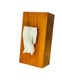 Wooden Tissue box, Rectangular Paper Cover Case Napkin Vintage Holder. 