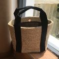 Straw Bag Seaside Woven Bag New Handbag Female Online Influencer Summer ins2024 Vacation Retro Beach Versatile. 