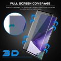 For Samsung Galaxy Note 20 / Ultra Full Screen Coverage Curved Tempered Glass Screen Protector HD Explosion Proof Front Film. 