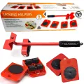 Heavy Duty Furniture Lifter Transport Tool Furniture Mover Wheel Bar for Lifting Accessories Furniture Mover Tool Lifter Sliders Kit Profession Heavy Furniture Roller Furniture Mover Tool Set Wheel Bar Mover Device Max Up for 150Kg/ 330 Lbs Furniture Lift. 