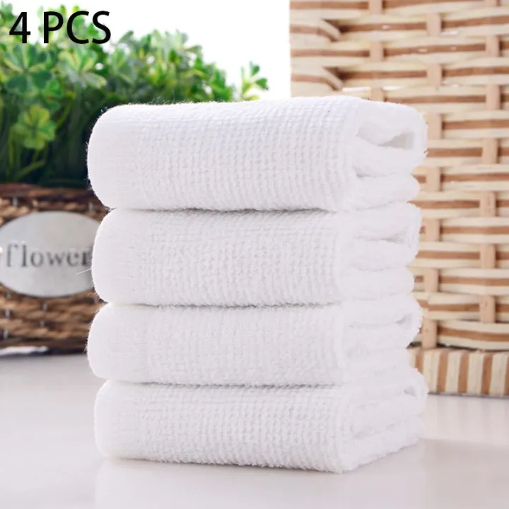 1/4%20Pcs%20100%25%20Cotton%20White%20Square%20Towel%20Rag%20Small%20Towel%20Hotel%20Catering%20Dish%20Towel%20-%20Image%209