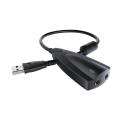 USB Virtual 7.1 Channel USB Sound Card 5HV2 Adapter - External Sound Card. 