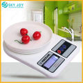 NOVA KS 1329 Plastic Electronic Digital Kitchen Weighing Scale, 10 Kg (White) FREE BATTERY INCLUDED SJ-EL. 