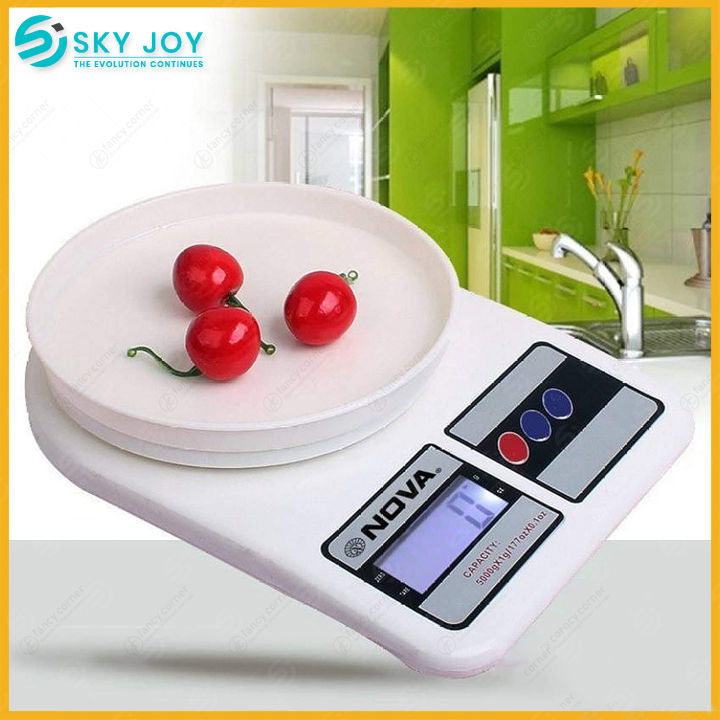 NOVA%20KS%201329%20Plastic%20Electronic%20Digital%20Kitchen%20Weighing%20Scale,%2010%20Kg%20(White)%20FREE%20BATTERY%20INCLUDED%20SJ-EL%20-%20Image%203