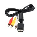 AV Composite Cable for Sony PS3/PS2/PS1 Audio Video Cord TV Adapter Wire 6ft. 