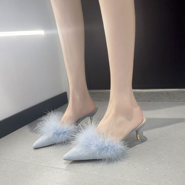 Fluffy%20Slippers%20Women33Summer%20Outerwear2023New%20Korean%20Style%20All-Match%20Pointed%20Toe%20Stiletto%20Heel%20Fashion%20Closed%20Toe%20Sandals%20-%20Image%206