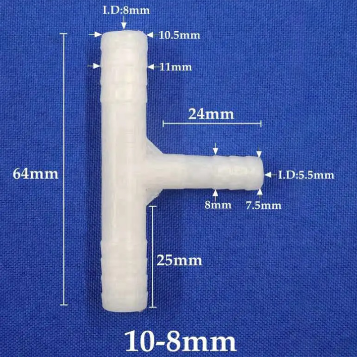 500~5pcs%205~18mm%20Pe%20Plastic%20Reducing%20Tee%20Connectors%20Aquarium%20Fish%20Water%20Hose%20Joint%20Aquaculture%20Aeration%20Connector%20-%20Image%205