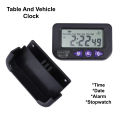Digital Alarm Clock Dashboard Table Clock Stopwatch with Date for Car Home Study Sport Use Battery Operated. 