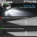 Mountain Cycle LED Headlight Night Riding Flashlight and Horn 2 in 1 Bicycle Headlight. 