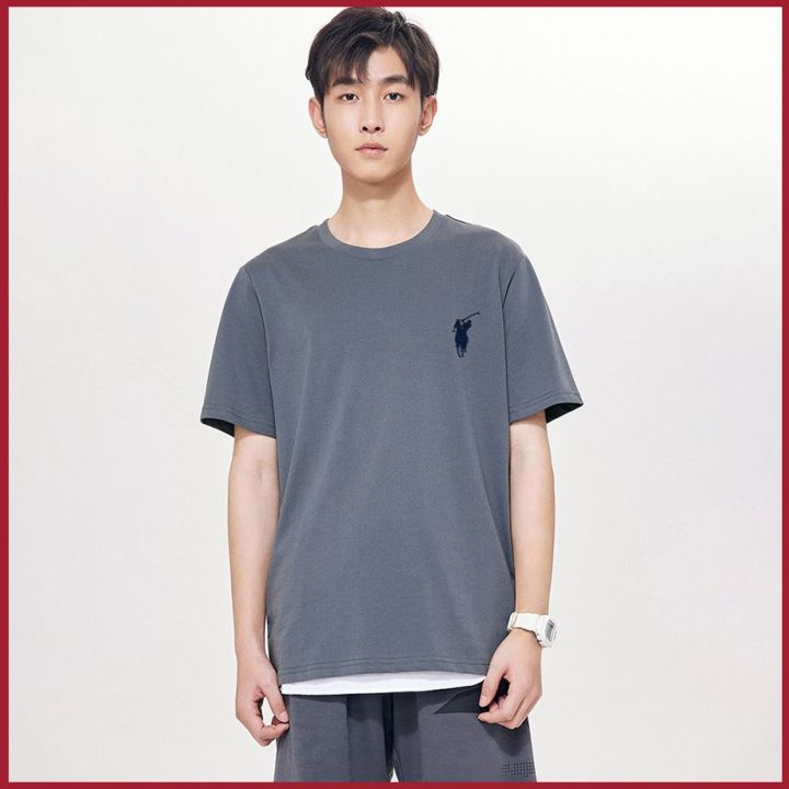 WHPOLOSPORTS Men's and Women's Casual Couple's Summer Solid Color Simple Cotton Short Sleeve Thin T T-shirt