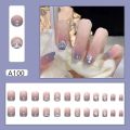 nailsnails shiny simple soft nail jelly glue half patch new wear nail soft nail nail art nail piece wholesaleSupports Braces. 