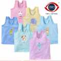 Zero Kids Printed Light Color Cotton Vest Pack of 3Pcs. 