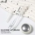 Monja Nail Art Silicone Nail Brush Gradient Nail Brush Lip Makeup Brush Soft Head Smudge Magic Mirror Powder Brush Manicure Tool. 