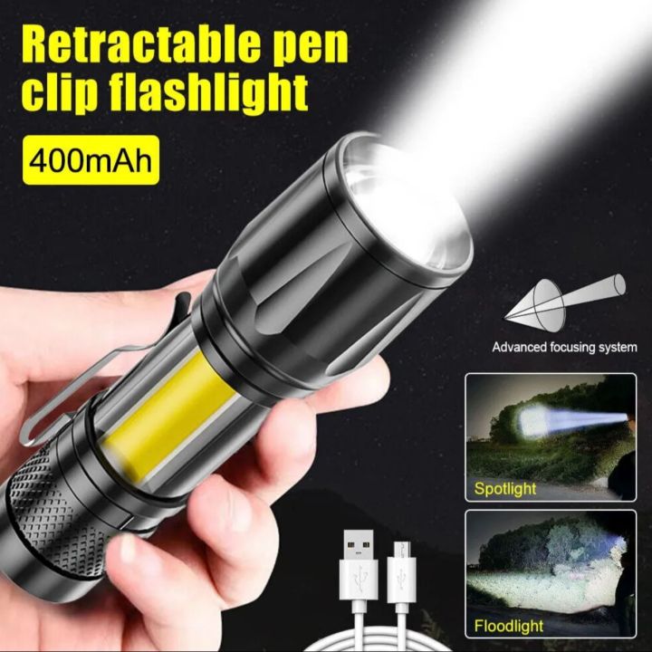 Flashlight%20COB%20Mini%20LED%20%20Reader%20Lamp%20Zoomable%20Pocket%20Penlight%20Adjustable%20Focus%20Torch%20Light%20USB%20Rechargeable%20Lamp%20with%203%20Light%20Modes%20for%20Camping%20Hiking%20131832313%20High-Five%20LK%20-%20Image%206