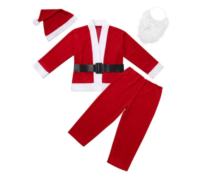 Kids%20Santa%20Claus%20Costume%20Children%20Santa%20Suit%20Christmas%20Santa%20Costume%20for%20Unisex%20Party%20Cosplay,%206-9%20Years%20-%20Image%204