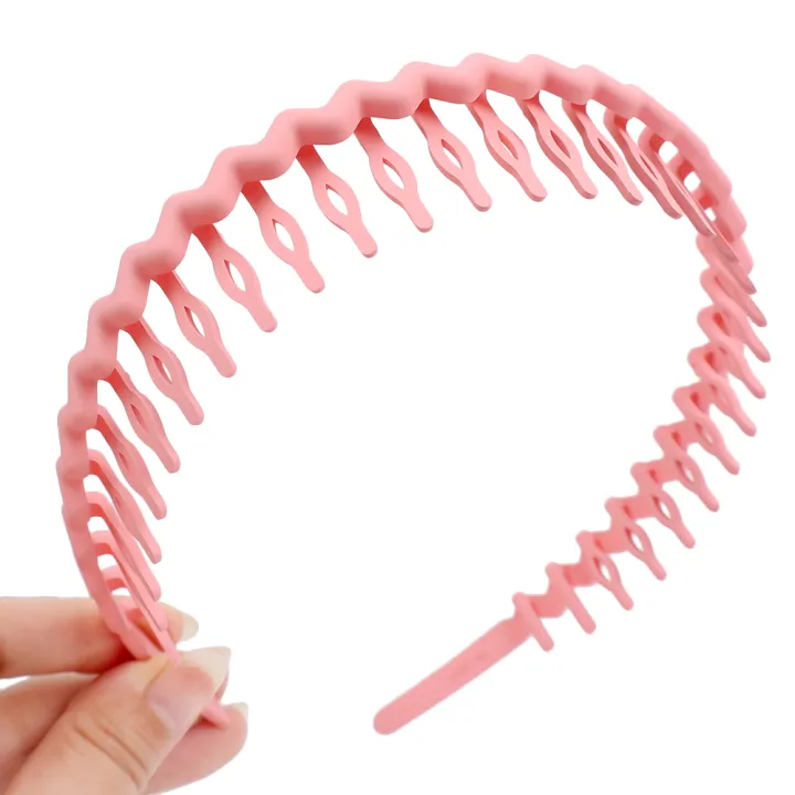 Fashion%20Simple%20Wave%20Headbands%20For%20Women%20Frosted%20Solid%20Color%20Toothed%20Non-slip%20Hair%20Bands%20Girl%20Face%20Wash%20Sports%20Hairbands%20Hair%20Accessories%201Pcs%20-%20Image%209