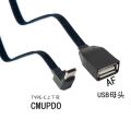 Type-C OTG to USB Female adapter USB 2.0 90 degree Right angle elbow bend short 10CM 20cm 30CM 50CM. 