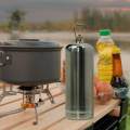 Camping Empty Gas Cylinder Lightweight Cookware Organizer 4L Supplies Gas Storage Tank for B. 
