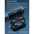 M10 Bluetooth Earbuds TWS Mini Earphone with LED Digital Display Gaming Touch Waterproof Wireless Bluetooth Headphone Charging Box with Power Bank store Airpods Inpods Airdots M90 M19 I12 I7s. 