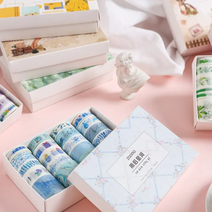 Washi%20Floral%20Masking%20Sticker%20Fish%20Label%20Whale%20Album%20Tape%20Kawaii%20Craft%20For%20Scrapbooking%20Diary%20Paper%2020%20Rolls%20Plant%20Set%20Art(C)%20-%20Image%204