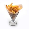 8 Pcs French Fries Stand Cone Basket Fry Holder with Dip Dishe Cone Snack Fried Chicken Display Rack Food Shelves Bowl. 