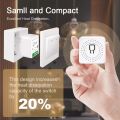 Smart WiFi Switch 16A mini Works with Smart Life/Tuya APP Alexa Google Home/Siri Support 3 methods of control, With power meter & without power meter. 