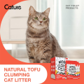 Cature Natural Tofu Clumping Cat-Litter 2.8Kg. 