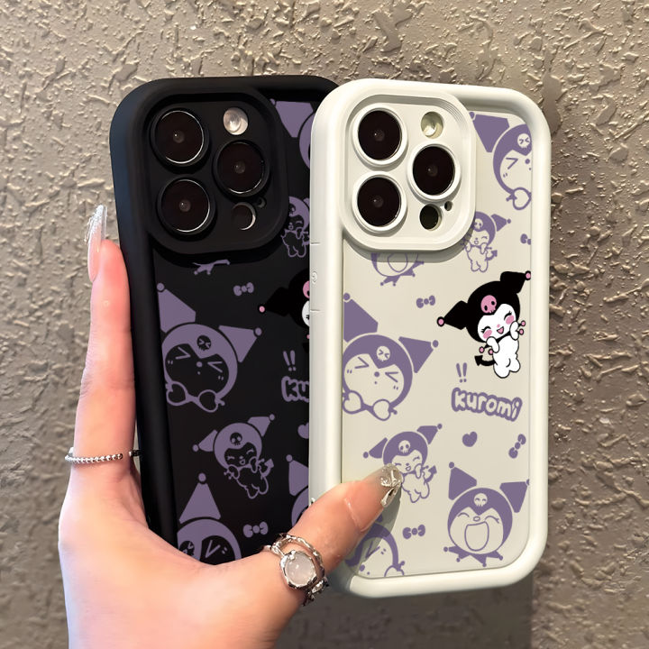 Cute%20Kuromi%20Phone%20Case%20for%20Infinix%20Smart%208%207%205%20Note%2040%2030%2012%20Hot%2020%209%20Play%20GT%2010%20Tecno%20Camon%20Spark%20Go%20Pro%204G%205G%20Ladder%20Cover%20-%20Image%204
