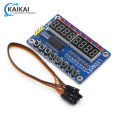 Tm1638 Led Display 8-Bit Digital Module Ayr 7 Segment 8 Bits 0.36inch Red Tm1638 Key Led Display Board Panel. 