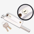 Sliding Door Lock Aluminum Alloy for Window Glass Patio Doors Silver Auxiliary Security Lock Glass Door Lock Mortise Lock. 