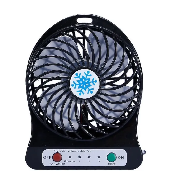Hot New Portable Mini Handheld Fan Portable Rechargeable USB Desk Pocket Mini Fan Handheld Air Cooler Outdoor Office Fan wihout Battery