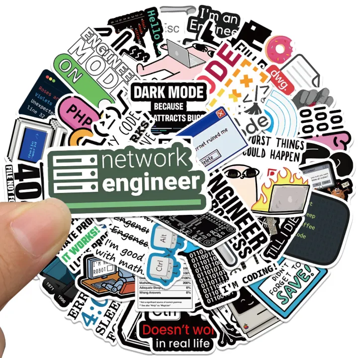 50pcs%20Funny%20Cartoon%20Software%20Engineer%20Stickers%20IT%20Programming%20Decals%20For%20Laptop%20Water%20Bottle%20Phone%20Geek%20Waterproof%20Graffiti%20-%20Image%204