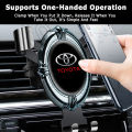 Sieece Car Phone Holder Air Vent Cellphone Holder Auto Phone Holder Gravity Phone Stand Car Accessories For Toyota Rush Vios Wigo Innova Fortuner Corolla Avanza Yaris Altis Majesty Sienta Hilux Hiace Camry Vellfire RAV4. 