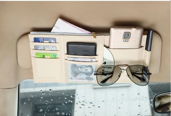 %E3%80%90Gray%E3%80%91%20Car%20Sun%20Pen%20Business%20Card%20Holder%20Organizer%20Storage%20Box%20Clip%20Stowing%20Tidying%20Car%20Accessories%20-%20Image%205
