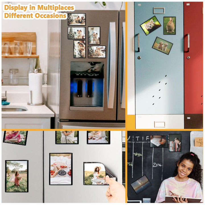 4x6%20Inch%20Magnetic%20Picture%20Frames%20Magnets%20Photo%20Frame%20Rectangle%20Poster%20Painting%20Frame%20for%20Refrigerator/Window/Wall%20Home%20Decor%20-%20Image%203