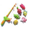 Magnetic Fishing Toy Set for Kids | Fun Time with Fishing Game with 2 Fishing Rods and 7 Cute Fish with 1 Fishing Net. 