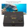 HD Multimedia Interface Switch 3 in 1 Out 4K Support 3D Video Switcher Selector for PC Game Console TV Projector. 