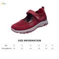 Women Mesh Sneakers, Sports Shoes, Lightweight Flats Walking Shoe, Breathable Sneakers, for Driving, Outdoor, Short Trips , 38 Red. 