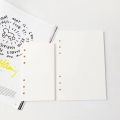A7/A6/A5 Notebook Replacing Core Loose Sheet Book Inner Core Grid Horizontal Line Blank Plan Handbook Replacing Removable. 