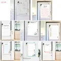 Magnet Board Sticker Planner Planner Refrigerator Fridge List Magnetic Memo Notes Calendar. 