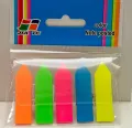 Post it Pad / Sticky Notes - Flag - Arrow Type - Neon Colour. 